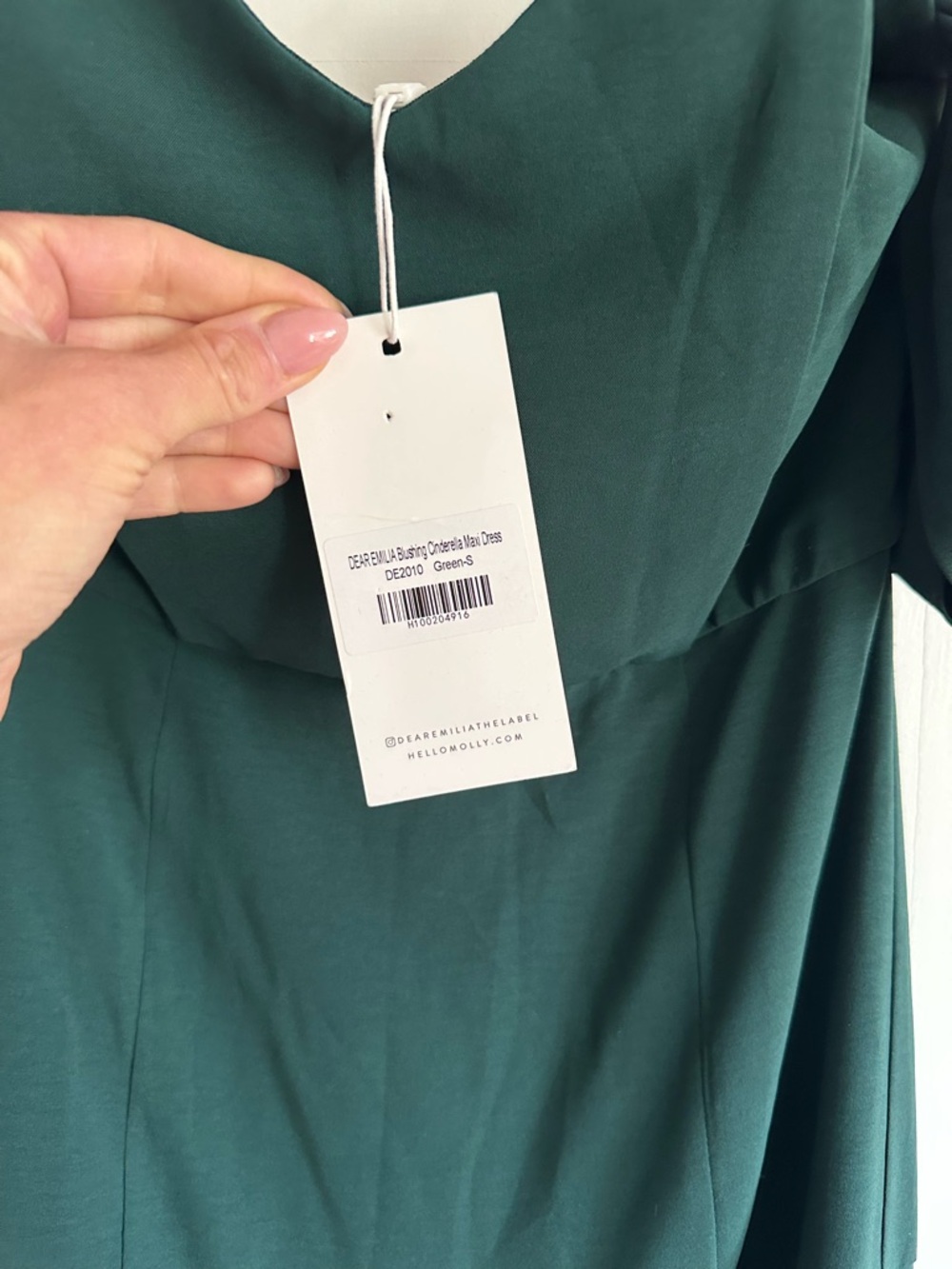 Dear Emilia BLUSHING CINDERELLA MAXI DRESS GREEN - Picture 5 of 6
